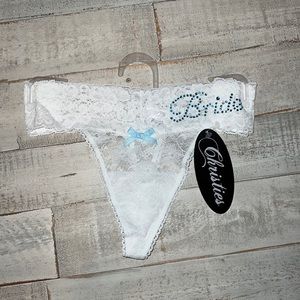 Lace “Bride” Thong